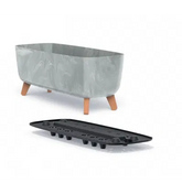 235x240x580 Vazonas gėlėms GRACIA CASE BETON EFFECT